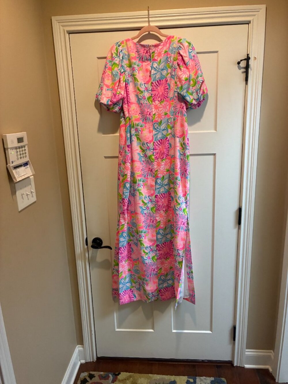 Lilly Pulitzer Multi Pink Green Blue Floral Maxi Dress - Picture 3 of 3